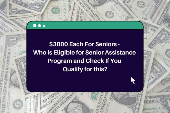 senior assistance program $3000